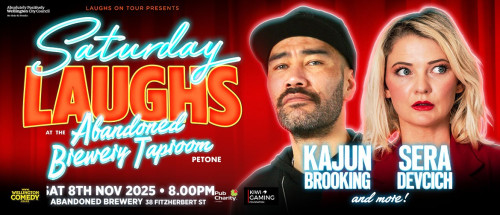Saturday laughs Petone Nov 25